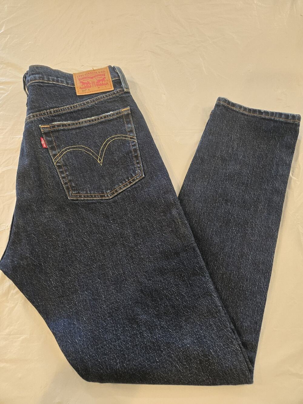 levis 501 Womens Navy Blue Jeans W31 L30